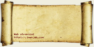 Velislava Andrić vizit kartica